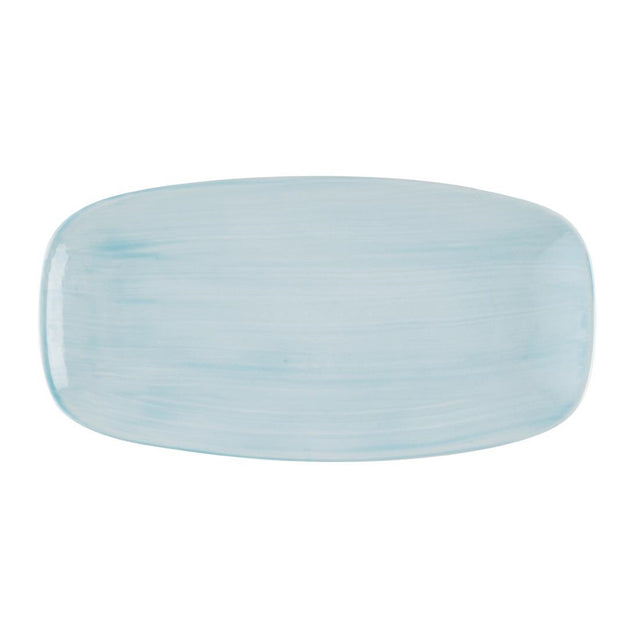 Churchill Stonecast Canvas Breeze Chefs Oblong Plates 288x152mm (12 Pack)