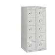 Ten Door Personal Effects Locker Grey Camlock