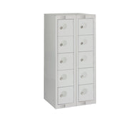 Ten Door Personal Effects Locker Grey Camlock