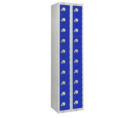 Twenty Door Personal Effects Locker Blue Padlock Fitting