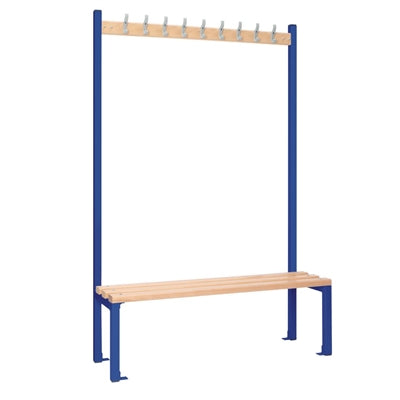 Single-Sided Island Seating Blue 1200mm