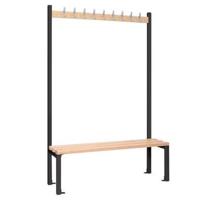 Single-sided Island Seating Black 1200mm