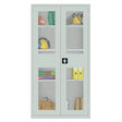 Large Mesh-Fronted Stock Control Cupboard Grey