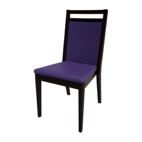 Bolero Bespoke Bia B Stacking Chair in Blue/Charcoal