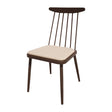 Bolero Bespoke Frank Side Chair Cream/Wenge