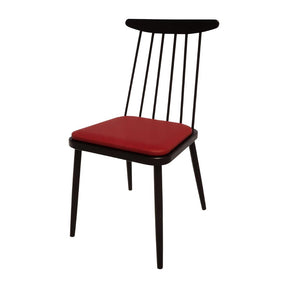 Bolero Bespoke Frank Side Chair Red/Charcoal