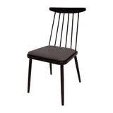 Bolero Bespoke Frank Side Chair Anthracite/Charcoal