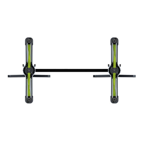 FLAT Auto Adjust ST22 Double Dining Table Base Black FlipTop