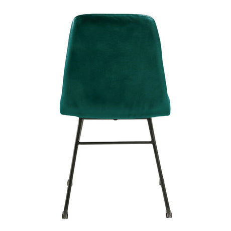 Harland Side Chairs Leather Vintage Blue (2 Pack)