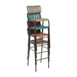 Tavo Stacking Bar Stools Vintage Red (2 Pack)