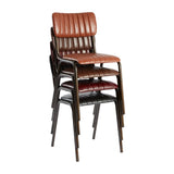 Tavo Stacking Mid Bar Stools Vintage Black (2 Pack)