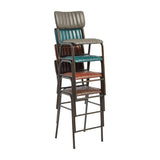 Tavo Stacking Mid Bar Stools Vintage Brown (2 Pack)