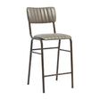 Tavo Stacking Mid Bar Stools Vintage Dark Grey (2 Pack)