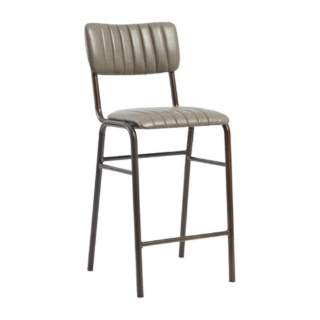 Tavo Stacking Mid Bar Stools Vintage Dark Grey (2 Pack)