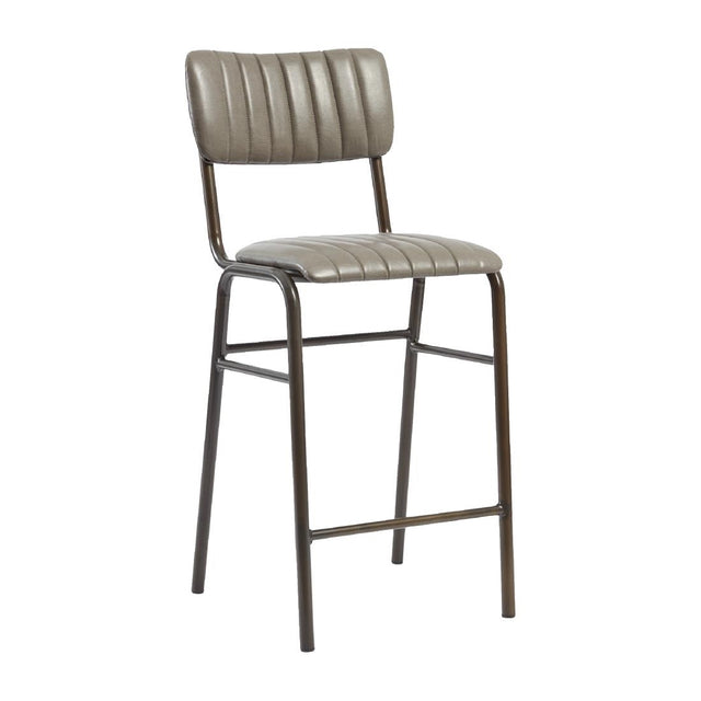 Tavo Stacking Mid Bar Stools Vintage Dark Grey (2 Pack)