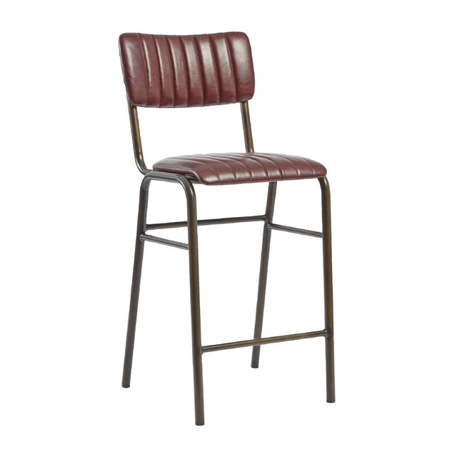 Tavo Stacking Mid Bar Stools Vintage Red (2 Pack)