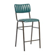 Tavo Stacking Mid Bar Stools Vintage Teal (2 Pack)