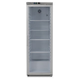 Graded 01052 Hsg40 Single Glass Door Stainless Steel Refrigerator