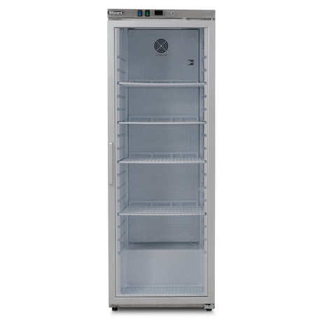 GRADED-00987-HSG40 Single Glass Door Stainless Steel Refrigerator – image 3