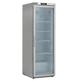 Graded 01052 Hsg40 Single Glass Door Stainless Steel Refrigerator