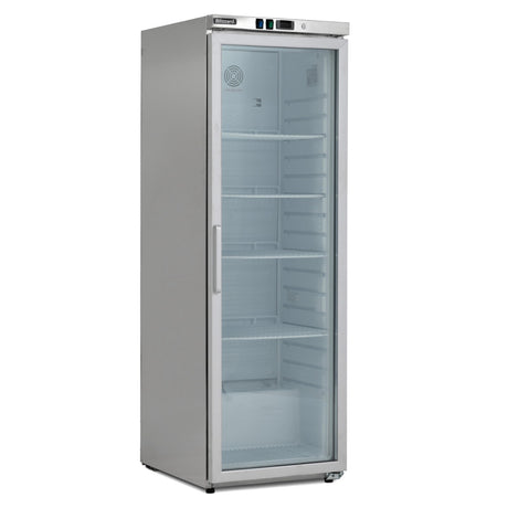 GRADED-00987-HSG40 Single Glass Door Stainless Steel Refrigerator – image 2