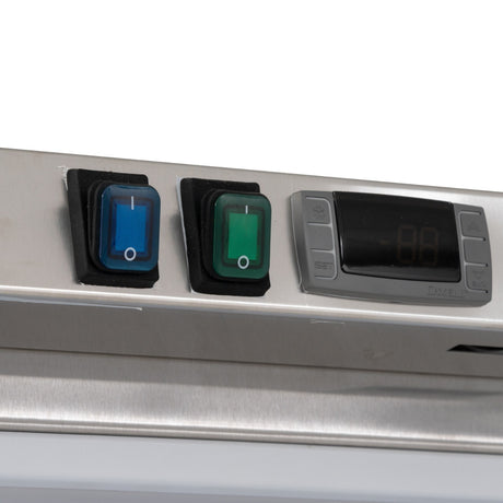 GRADED-00987-HSG40 Single Glass Door Stainless Steel Refrigerator – image 7