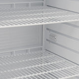 Graded 01052 Hsg40 Single Glass Door Stainless Steel Refrigerator