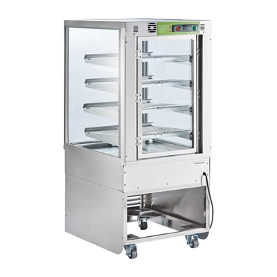 Cossiga Heated Freestanding Display Solid Front Glass Rear Sliding Doors 600mm