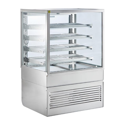 Cossiga Heated Freestanding Display Solid Front Glass Rear Sliding Doors 900mm