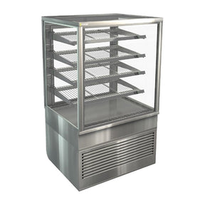 Cossiga Tower TTG Glass Front Tall Refrigerated Freestanding Serve Over Hinged Rear Door 900mm