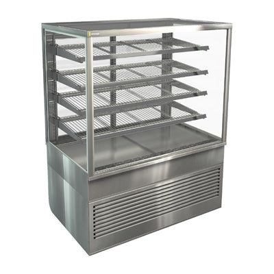Cossiga Tower TTG Glass Front Tall Refrigerated Freestanding Serve Over Hinged Rear Door 1200mm