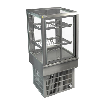 Cossiga Tower STG Refrigerated Drop-in Display w/Sliding Front & Rear Doors 600mm