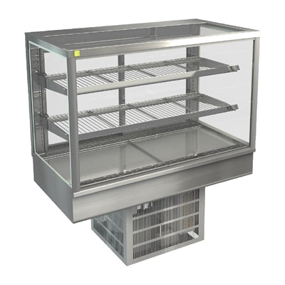 Cossiga Tower STG Refrigerated Drop-in Display w/Solid Front Glass & Rear Sliding Doors 1200mm