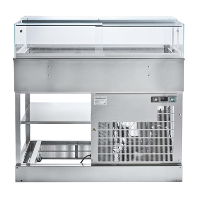 Cossiga LP PLUS Refrigerated Patisserie Display w/Ambient Storage 1200mm