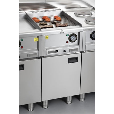 Buffalo 600 Series 2.9kW Ribbed Electric Griddle 400mm