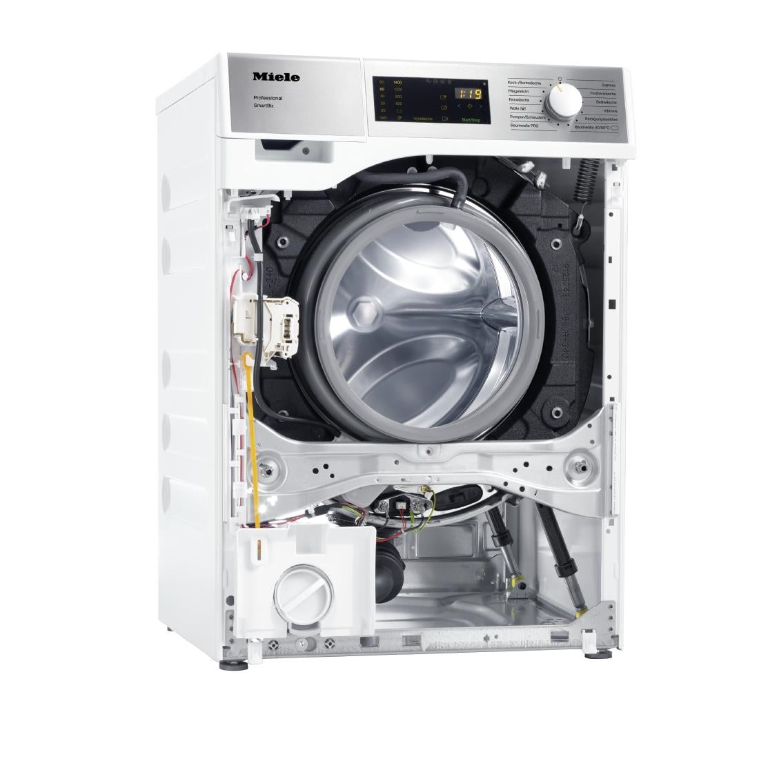 Miele Commercial Washing Machine White 7kg with Gravity Drain PWM907