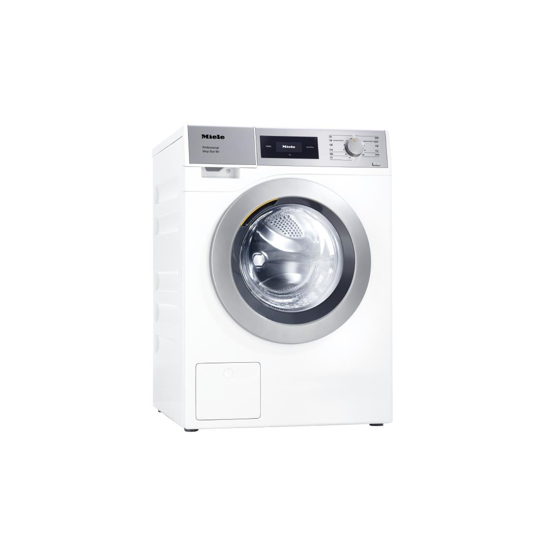 Miele Commercial Mop Star 80 Washing Machine White 8kg with Drain Valve PWM508