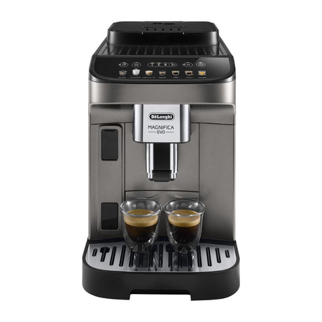 De'Longhi Magnifica Evo Fully Automatic Bean to Cup Coffee Machine ECAM29 Titanium & Black