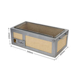 Kasai Medium Long Konro Grill 50/50 Plancha Edition KAS-16204