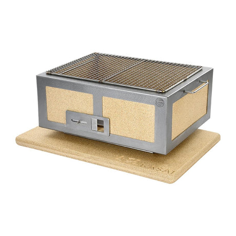 Kasai Medium Wide Konro Grill with Stainless Steel Frame KAS-16026