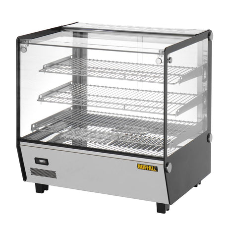 Buffalo Square Countertop Heated Display Merchandiser 120Ltr