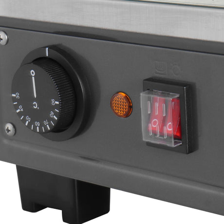 Buffalo Front and Rear Door Heated Merchandiser 96Ltr
