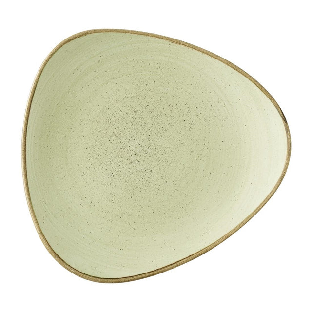 Churchill Stonecast Raw Green Lotus Plates 254mm (12 Pack)