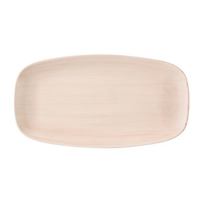 Churchill Stonecast Canvas Coral Chefs Oblong Plates 280 x 152mm (12 Pack)