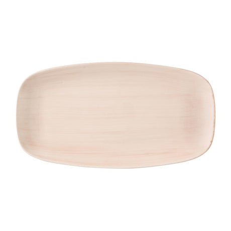 Churchill Stonecast Canvas Coral Chefs Oblong Plates 280 x 152mm (12 Pack)
