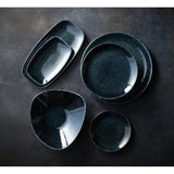 Churchill Studio Prints Astro Metallic Blue Lotus Bowls 228mm (12 Pack)