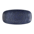 Churchill Studio Prints Homespun Chroma Twilight Chefs Oblong Plates 280 x 152mm (12 Pack)