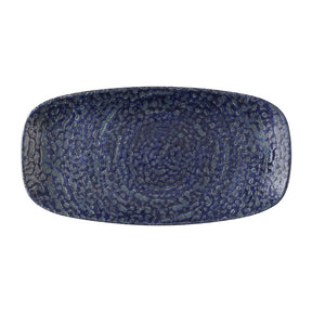 Churchill Studio Prints Homespun Chroma Twilight Chefs Oblong Plates 280 x 152mm (12 Pack)