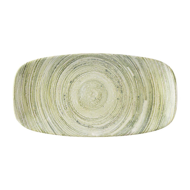 Churchill Elements Fern Chefs Oblong Plates 280 x 152mm (12 Pack)