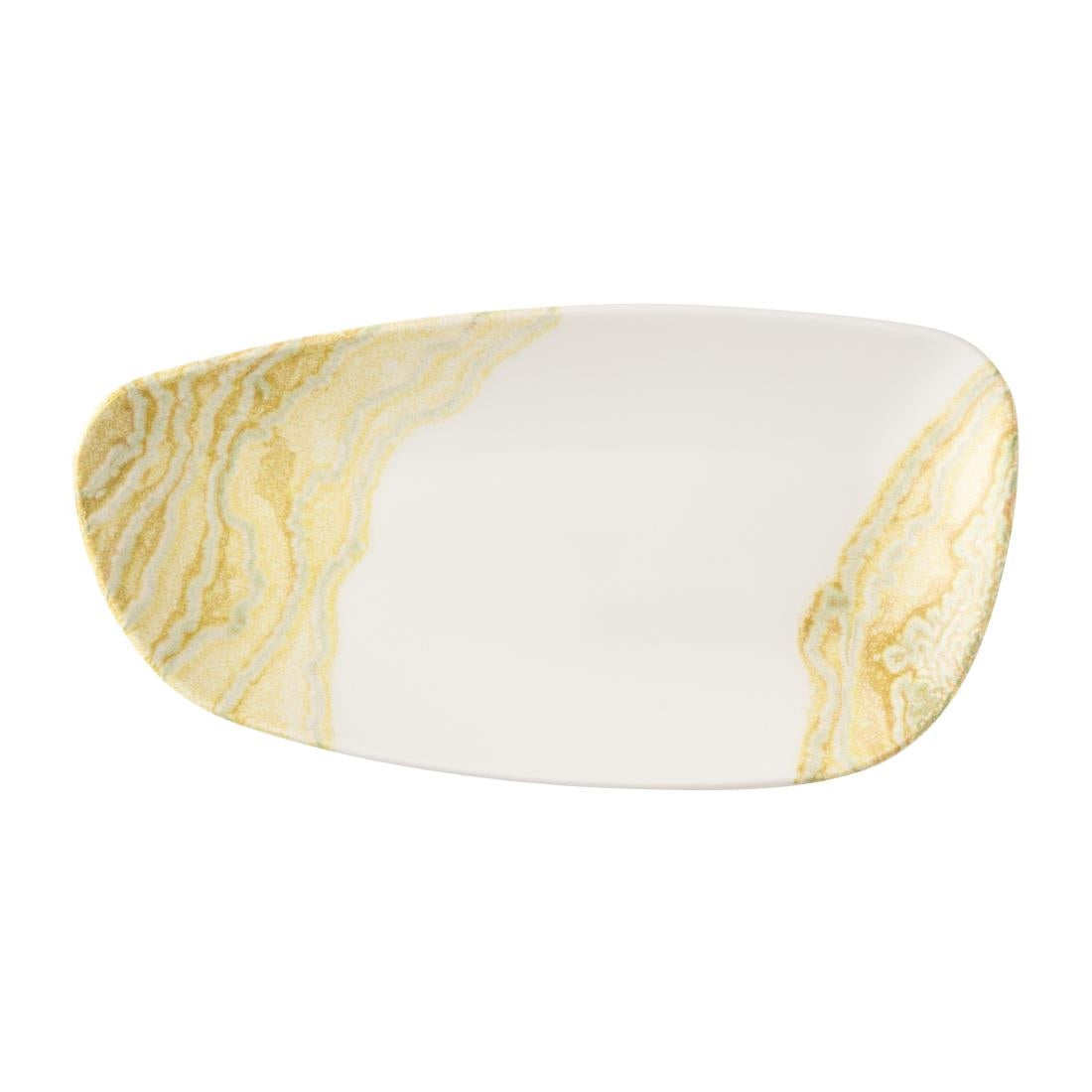 Churchill Tide Gold Chefs Geo Plates 280 x 153mm (12 Pack)